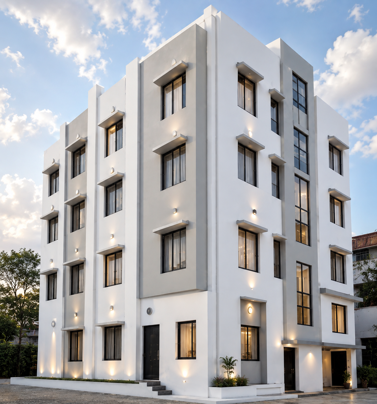 U40 Academy Inn residential building in Malda
